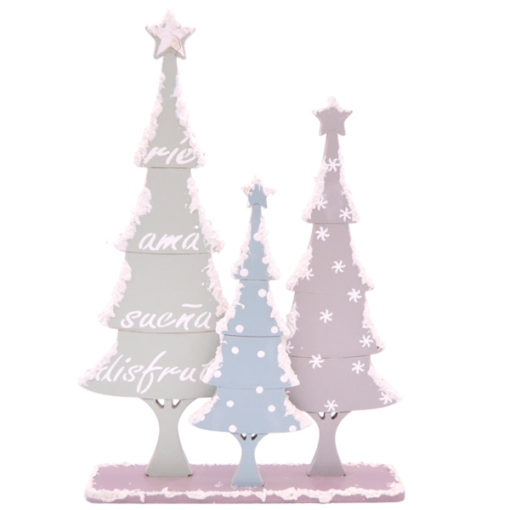 Pequeños arbolitos de Navidad - Adornos Navideños - Pinzell de Paper